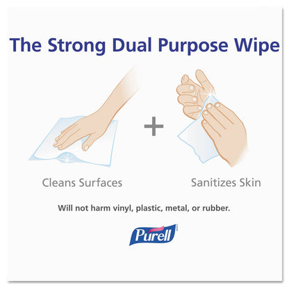 Hand Sanitizing Wipes Wall Mount Dispenser, White, High Capacity Dispenser for 1200/1500 Count Hand Sanitizing Wipes Containers (Pack of 1) – 9019-01