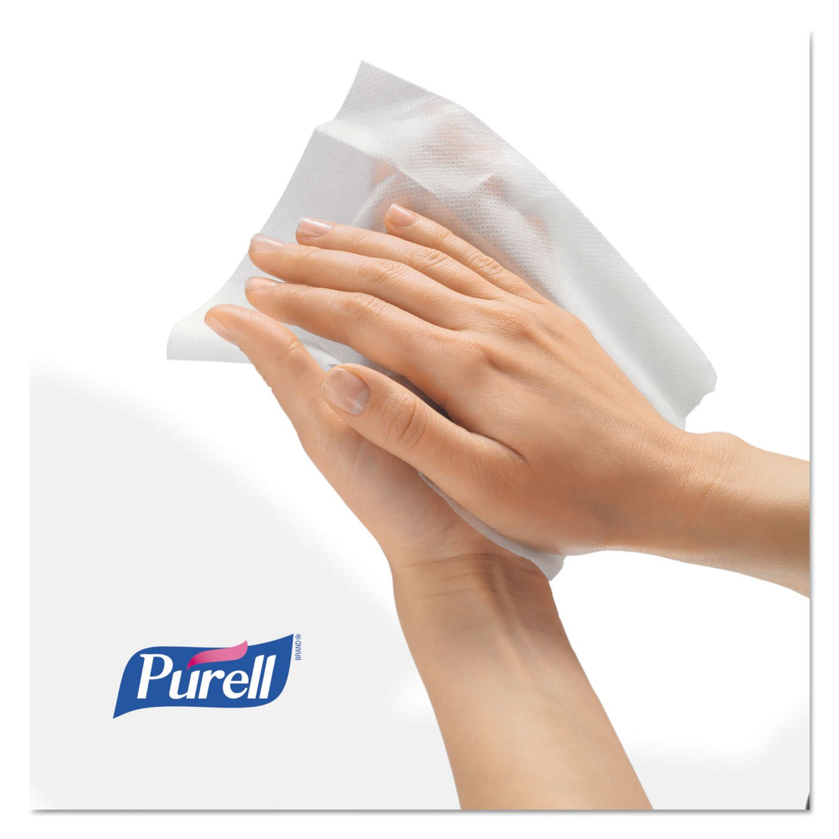Hand Sanitizing Wipes Wall Mount Dispenser, White, High Capacity Dispenser for 1200/1500 Count Hand Sanitizing Wipes Containers (Pack of 1) – 9019-01