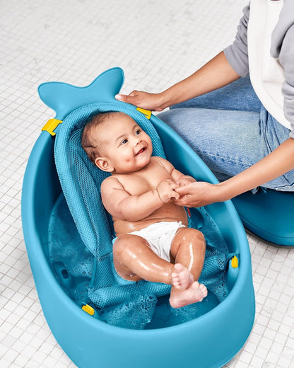3-Stage Smart Sling Baby Bath Tub and Tear-Free Waterfall Rinser Bundle