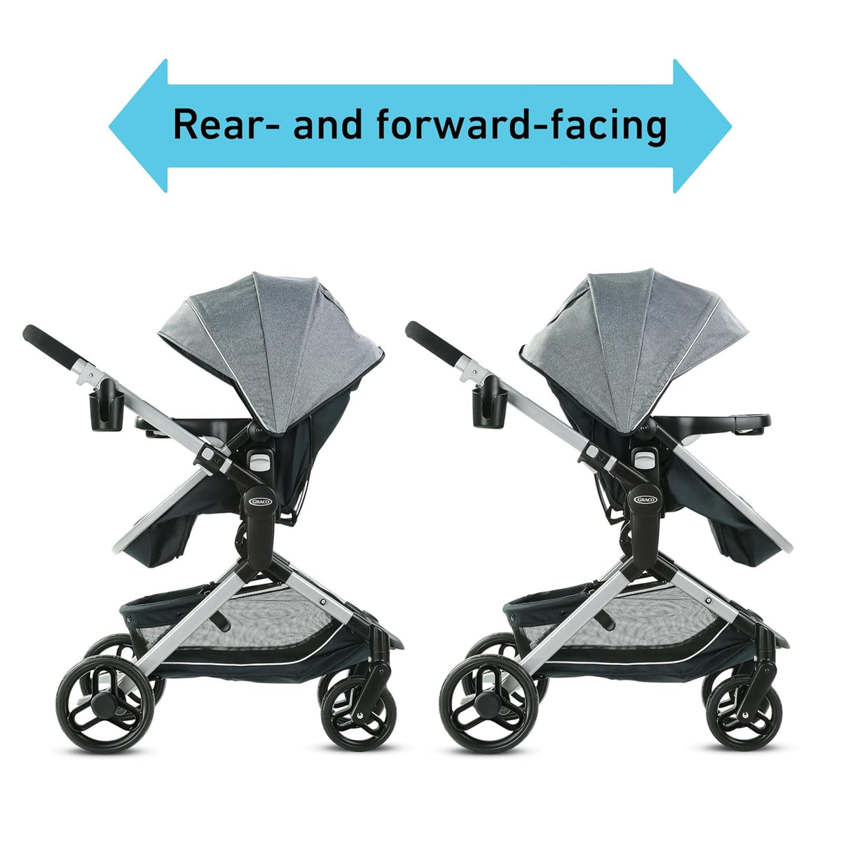 Modes Nest Travel System, 3-in-1 Modular Carseat Stroller Combo, Includes the SnugRide DLX Infant Car Seat and Baby Stroller, Adjustable Slide2Me Car Seat Carrier to Toddler Stroller, Sullivan
