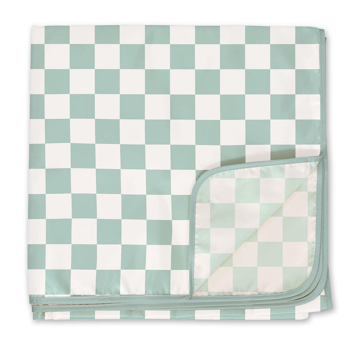 Splat Mat for Under High Chair or Table | 51" x 51" Waterproof & Mess-Proof High Chair Mat for Baby, Machine Washable for Mealtime or Art (Luna)