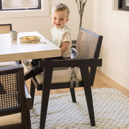 Splat Mat for Under High Chair or Table | 51" x 51" Waterproof & Mess-Proof High Chair Mat for Baby, Machine Washable for Mealtime or Art (Luna)