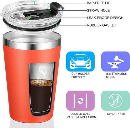12oz Tumbler Stainless Steel Tumbler bulk Vacuum Insulated Double Wall Travel Tumbler with Lid and Straw Reusable Tumbler, Grey 1 Pack