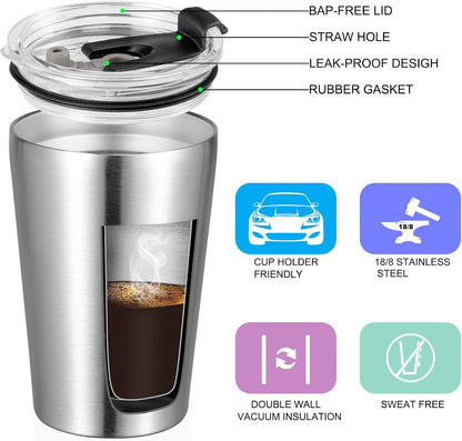 12oz Tumbler Stainless Steel Tumbler bulk Vacuum Insulated Double Wall Travel Tumbler with Lid and Straw Reusable Tumbler, Grey 1 Pack