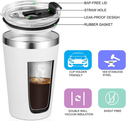 12oz Tumbler Stainless Steel Tumbler bulk Vacuum Insulated Double Wall Travel Tumbler with Lid and Straw Reusable Tumbler, Grey 1 Pack