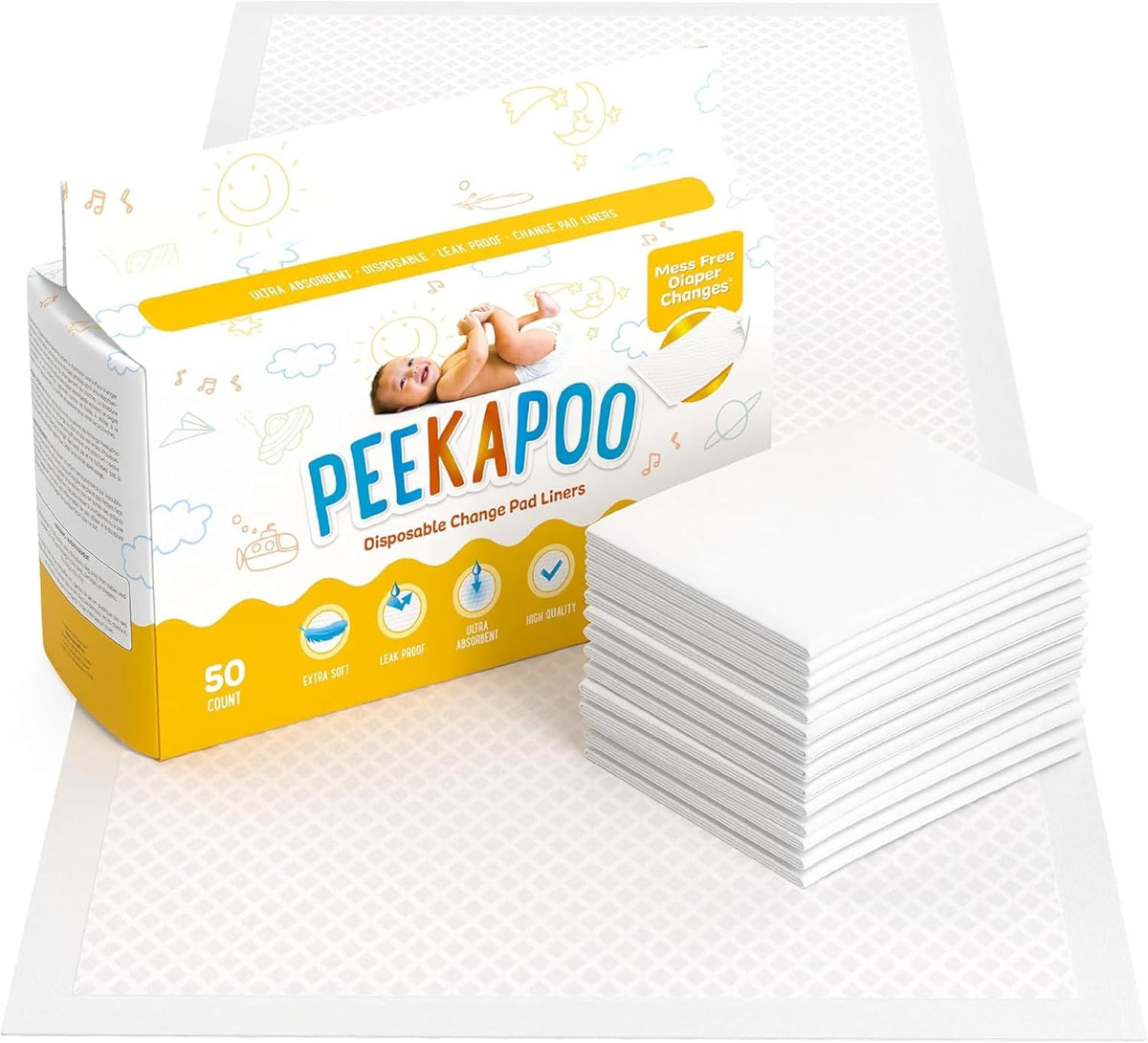 The Original Disposable Baby Changing Pad Liners