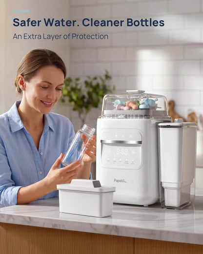 SafeguardPlus Baby Bottle Washer with Water Purification System