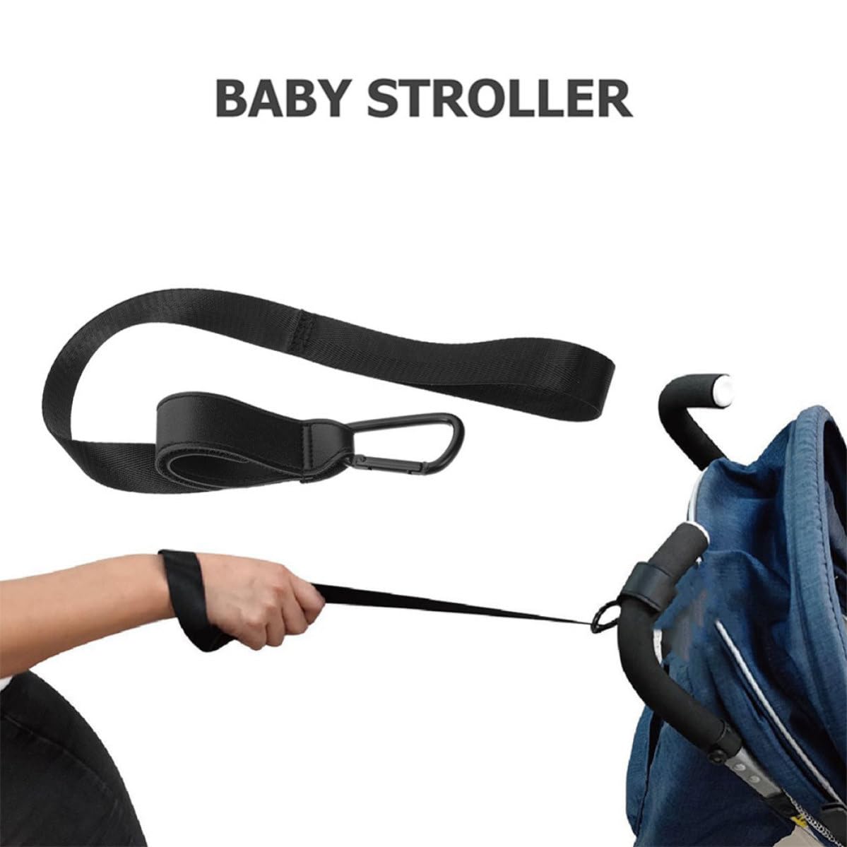 4pcs Adjustable Stroller Safety Wrist Straps for Stroller and Handle Hand Leashes for Pram and Dog Accessories Portable