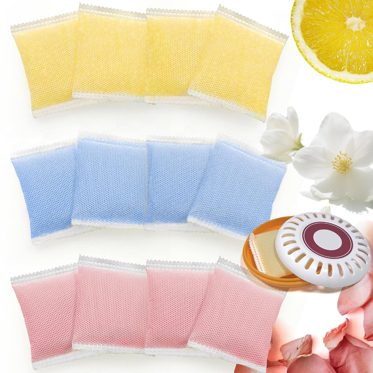 12 Pack Diaper Pail Deodorizer Refills for Puck Baking Soda Cartridge