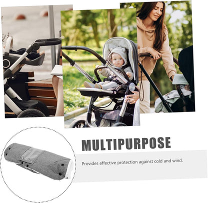 Stroller Hand Warmers Windproof Thickened Mittens for Cold Weather Fit for All Strollers for Outdoor Use