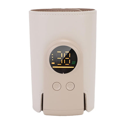 Portable Bottle Warmer, Rechargeable Cordless Fast Heating Bottle Warmer Sleeve, ABS PU Milk 10000mAh 100.4 to 122°F 48H Keep Warm for Travel Home Infant Feeding