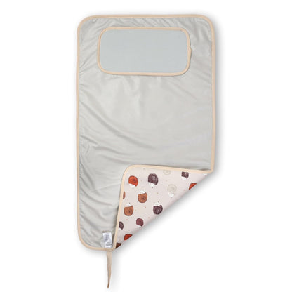 Portable Changing Pad – Waterproof, Washable & Easy Wipe Clean, Foldable Travel Baby Changing Mat for Diaper Bag, Compact & Lightweight, Must-Have for Newborns (Urchin Pattern)