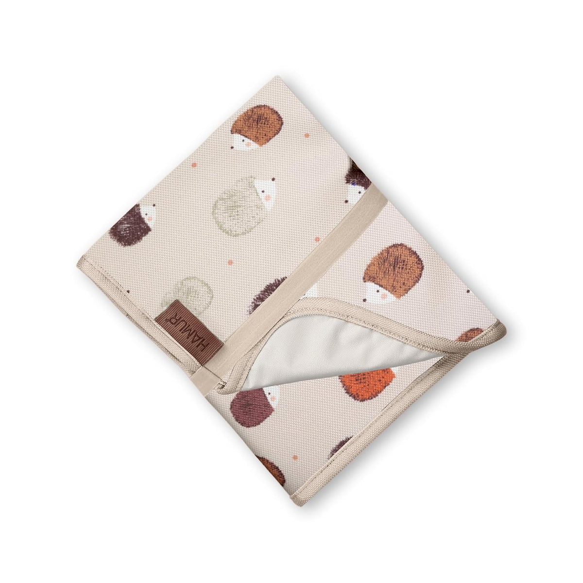 Portable Changing Pad – Waterproof, Washable & Easy Wipe Clean, Foldable Travel Baby Changing Mat for Diaper Bag, Compact & Lightweight, Must-Have for Newborns (Urchin Pattern)