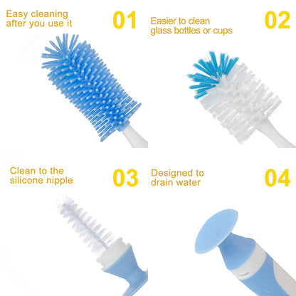 Multifunctional Cleaning Brush, Baby Bottle Brush, Bottle Brush Cleaner