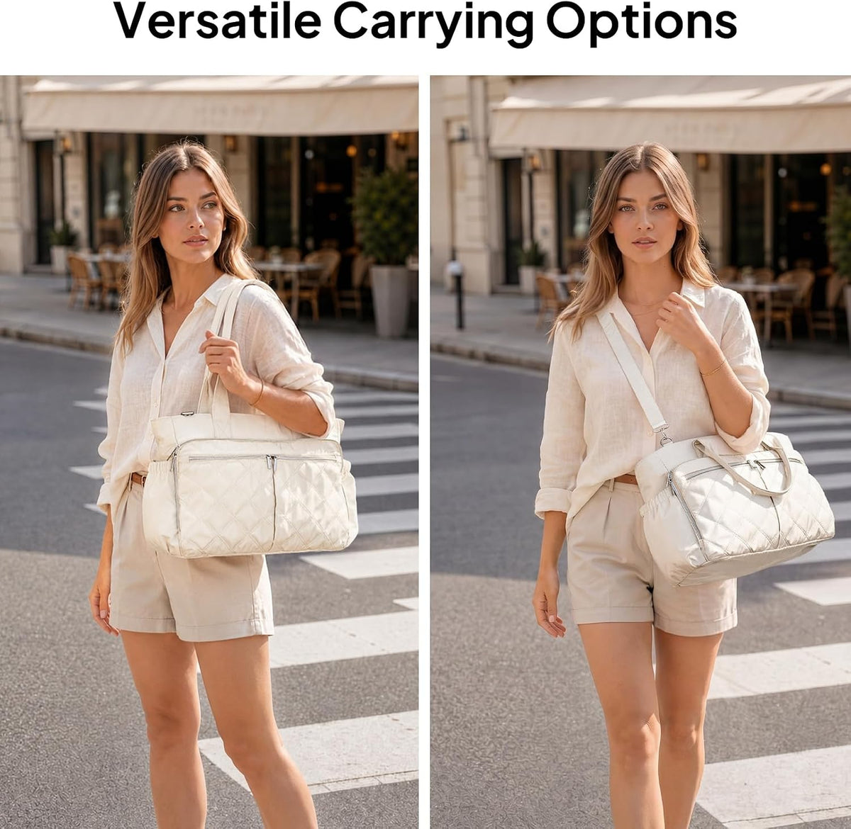 Teacher Tote Bag for Women Quilted Laptop Work Handbag for Travel