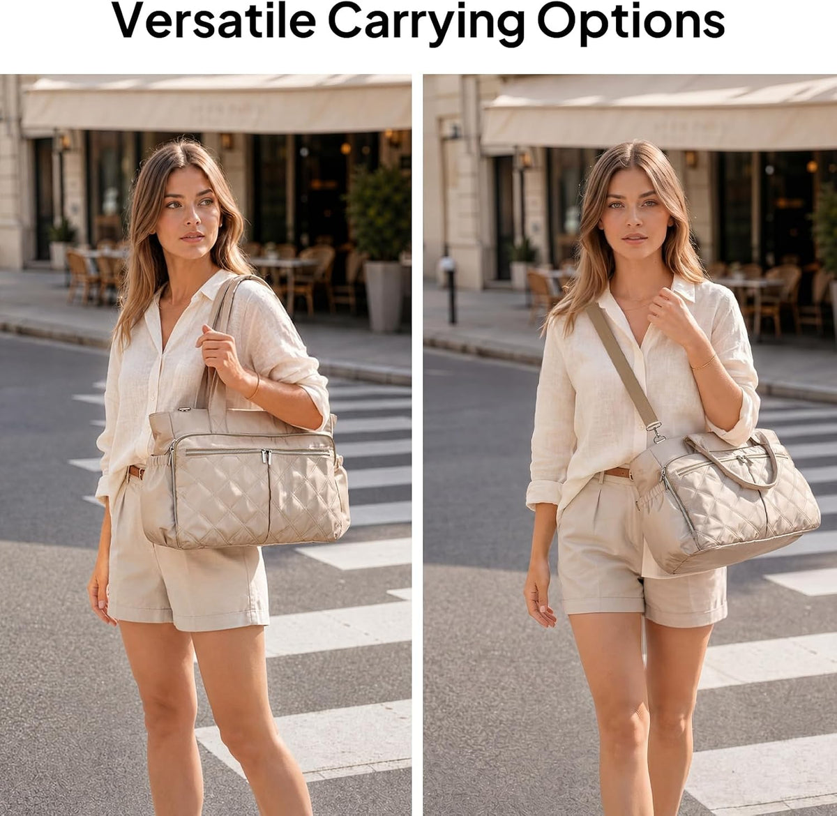 Teacher Tote Bag for Women Quilted Laptop Work Handbag for Travel