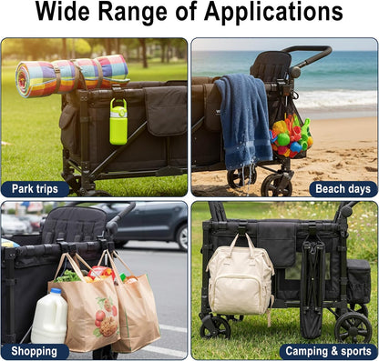 2 Pack Heavy Duty Wagon Side Hooks for Wonderfold Wagon W4 & W2