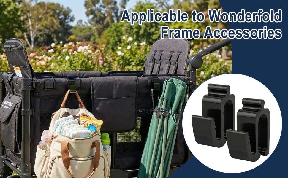2 Pack Heavy Duty Wagon Side Hooks for Wonderfold Wagon W4 & W2