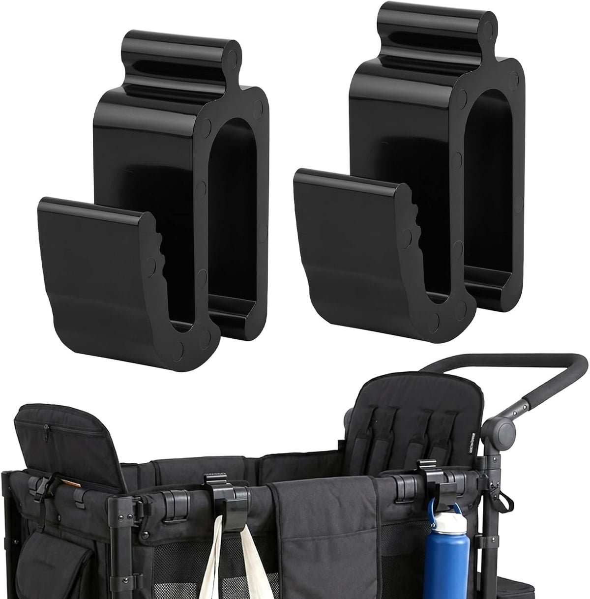 2 Pack Heavy Duty Wagon Side Hooks for Wonderfold Wagon W4 & W2
