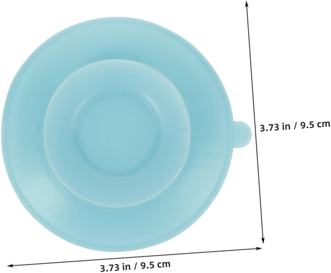 6pcs Suction Placemat Dual Sided Non Slip Suction Cups for Safe Dining Antifall Design Prevents Spills for Bowls and Plates