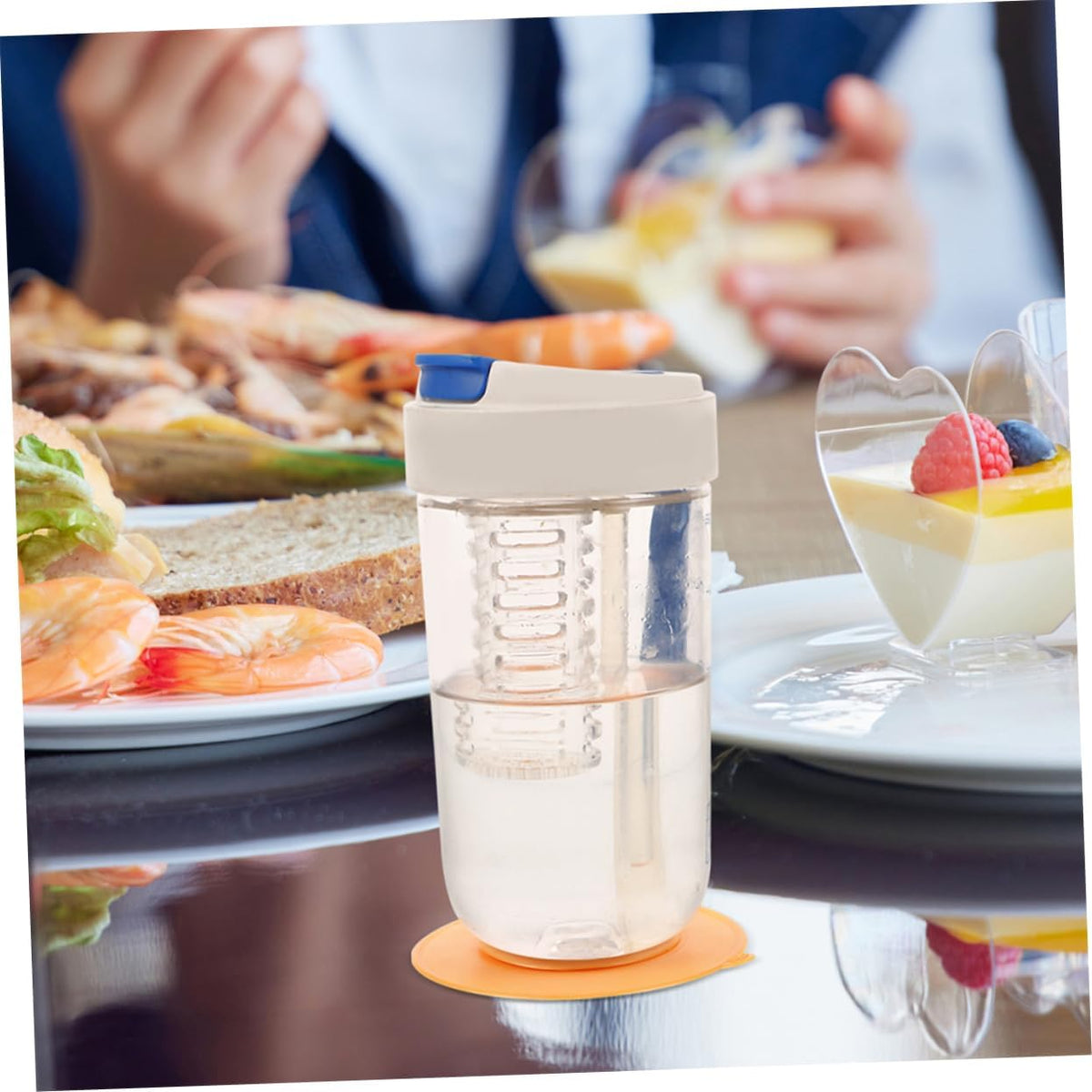6pcs Suction Placemat Dual Sided Non Slip Suction Cups for Safe Dining Antifall Design Prevents Spills for Bowls and Plates