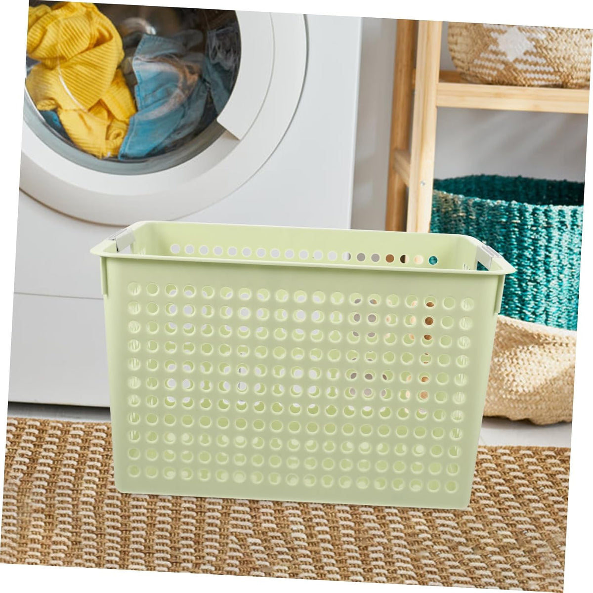 Clothing Storage for Kids Laundry Basket Lid Bathroom Hamper Desk Basket for Toys