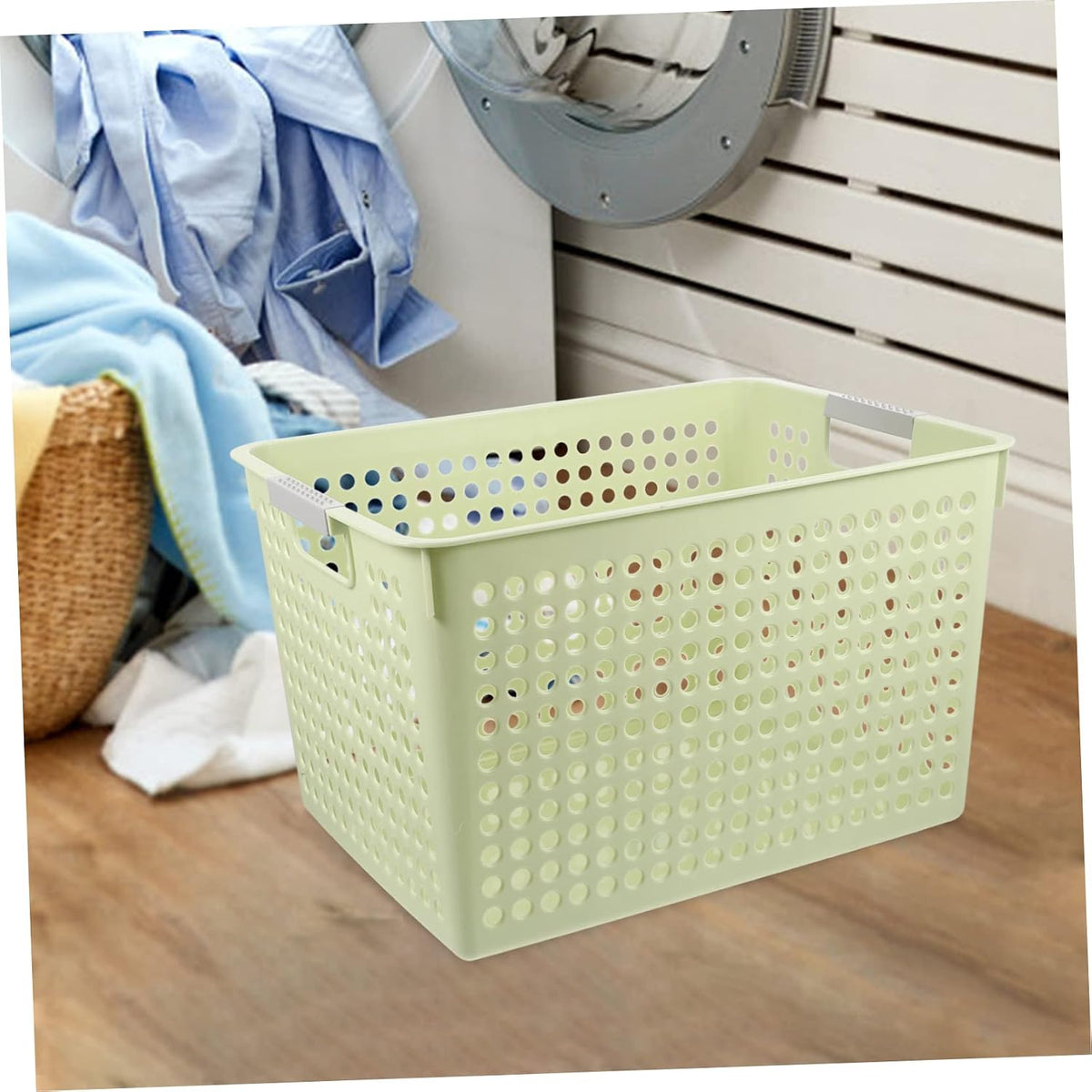Clothing Storage for Kids Laundry Basket Lid Bathroom Hamper Desk Basket for Toys
