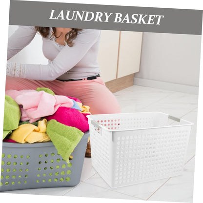 Clothing Storage for Kids Laundry Basket Lid Bathroom Hamper Desk Basket for Toys