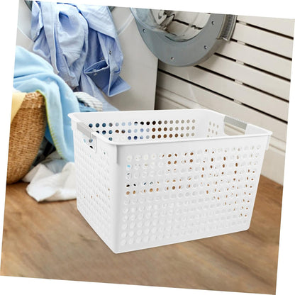 Clothing Storage for Kids Laundry Basket Lid Bathroom Hamper Desk Basket for Toys