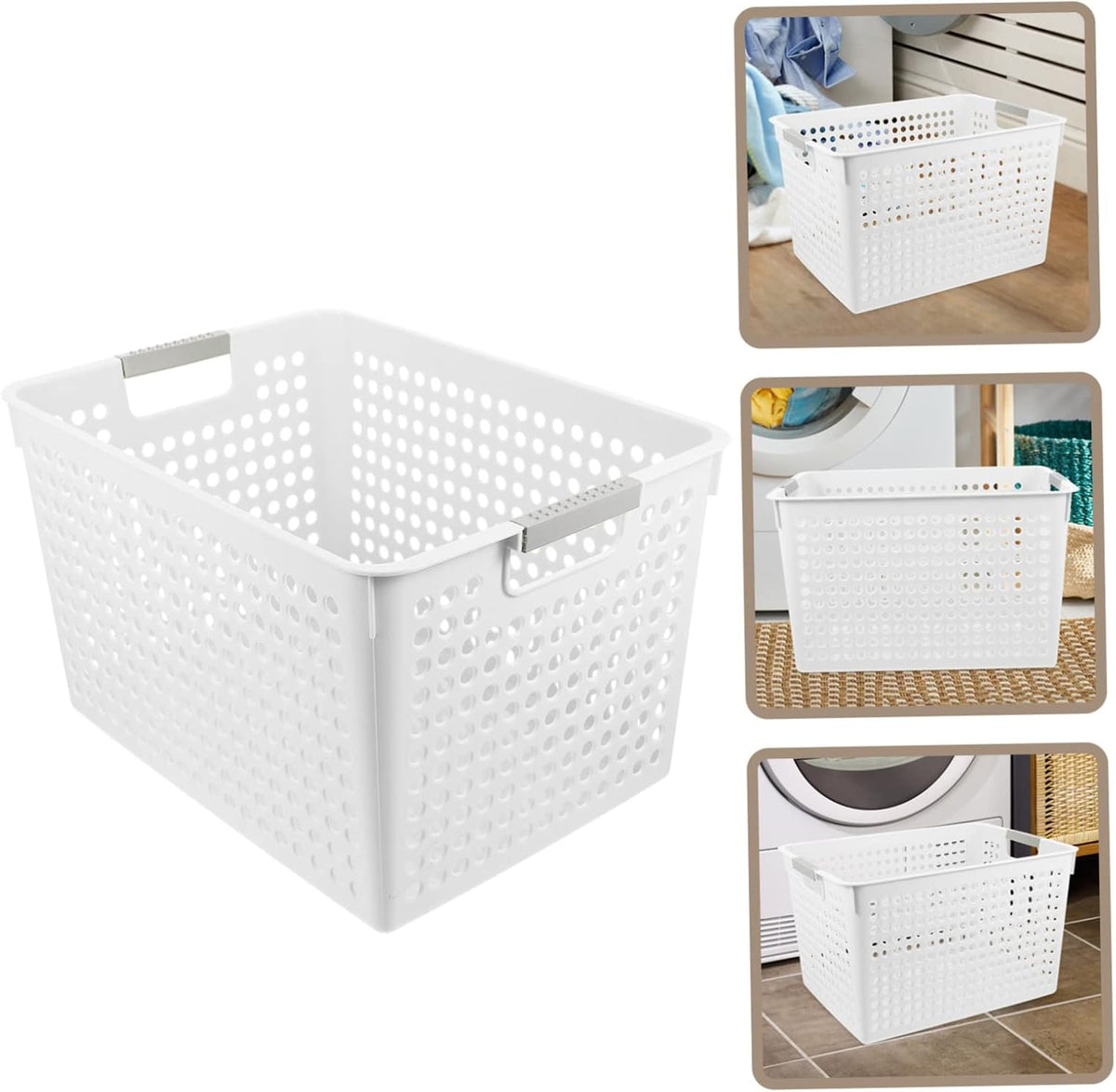 Clothing Storage for Kids Laundry Basket Lid Bathroom Hamper Desk Basket for Toys