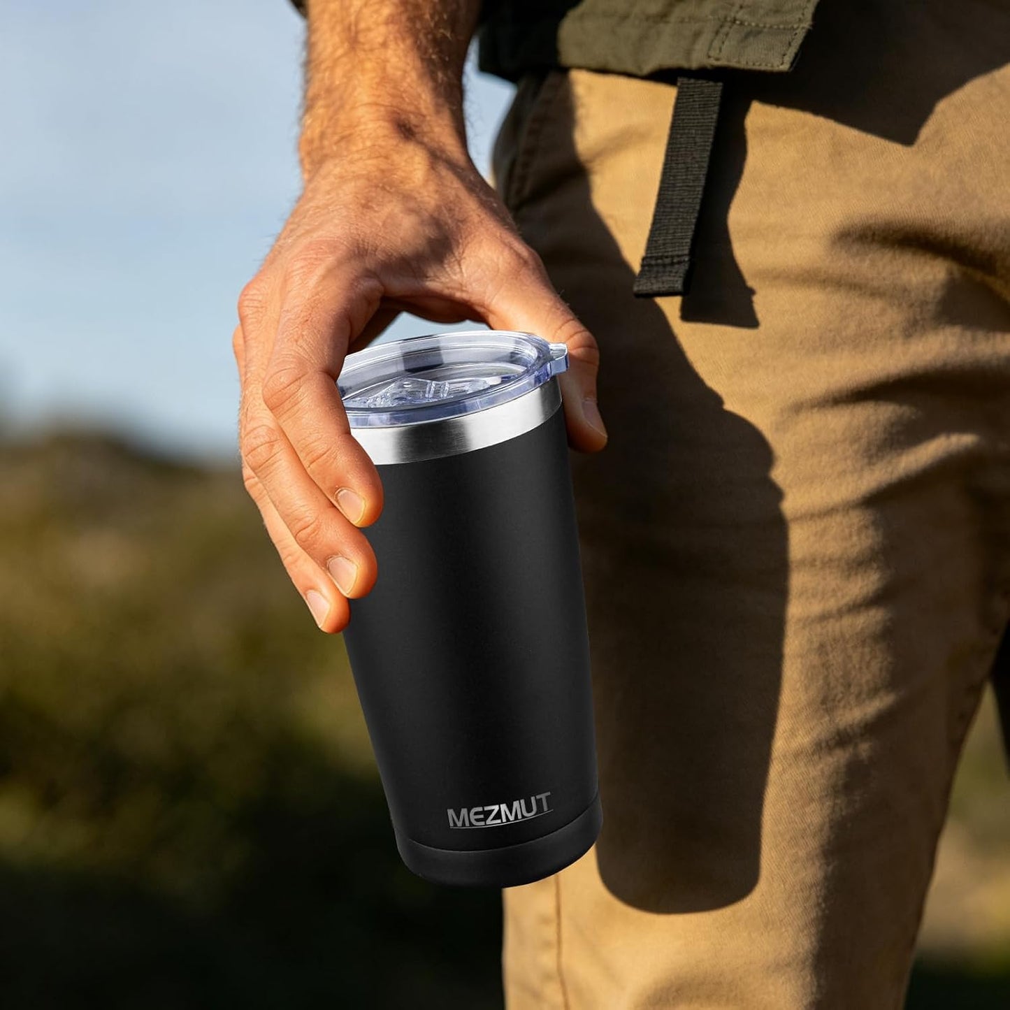 20oz Insulated Tumbler Travel Coffee Mug with Lid Straw(Lavender,1) | 18/8 Stainless Steel Double Wall Vacuum Spill Proof Metal Insulated Tumbler with Daul Lid and Straw, Hot or Iced Coffee Cup