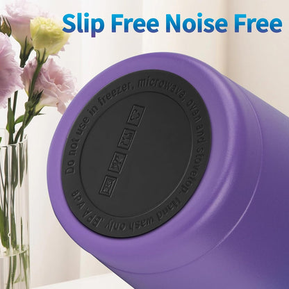 20oz Insulated Tumbler Travel Coffee Mug with Lid Straw(Lavender,1) | 18/8 Stainless Steel Double Wall Vacuum Spill Proof Metal Insulated Tumbler with Daul Lid and Straw, Hot or Iced Coffee Cup