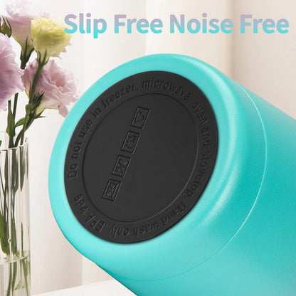 20oz Insulated Tumbler Travel Coffee Mug with Lid Straw(Lavender,1) | 18/8 Stainless Steel Double Wall Vacuum Spill Proof Metal Insulated Tumbler with Daul Lid and Straw, Hot or Iced Coffee Cup