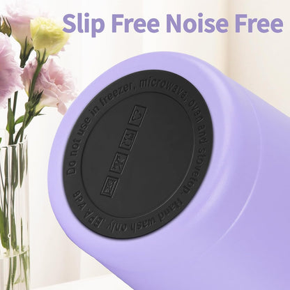 20oz Insulated Tumbler Travel Coffee Mug with Lid Straw(Lavender,1) | 18/8 Stainless Steel Double Wall Vacuum Spill Proof Metal Insulated Tumbler with Daul Lid and Straw, Hot or Iced Coffee Cup