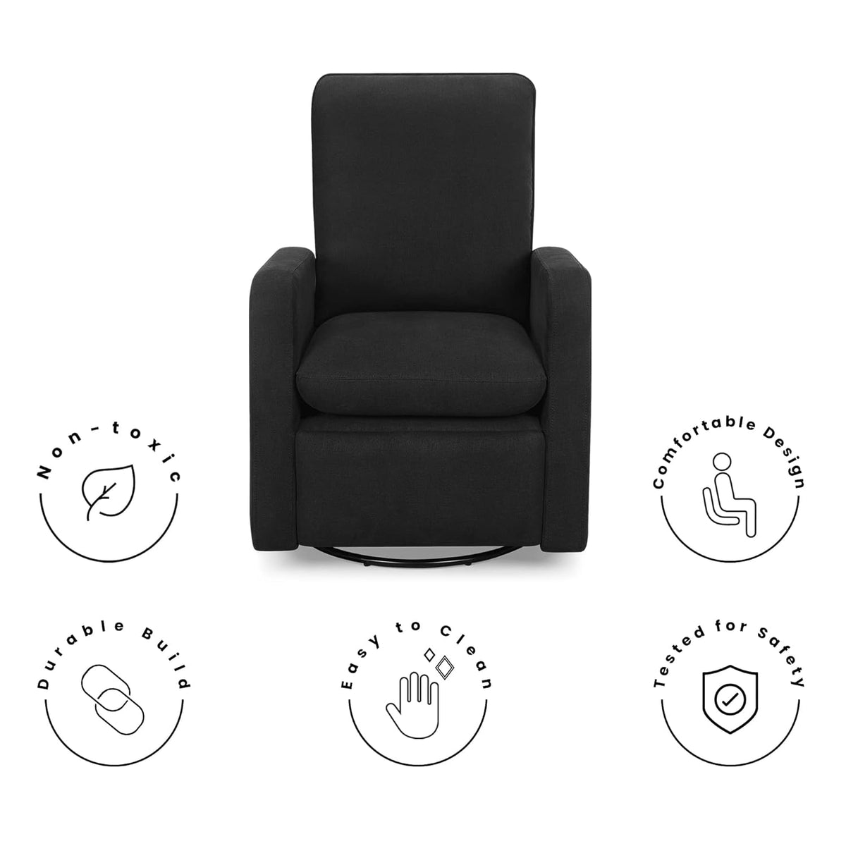 GAP babyGap Cloud Recliner with LiveSmart Evolve - Sustainable Performance Fabric, Grey
