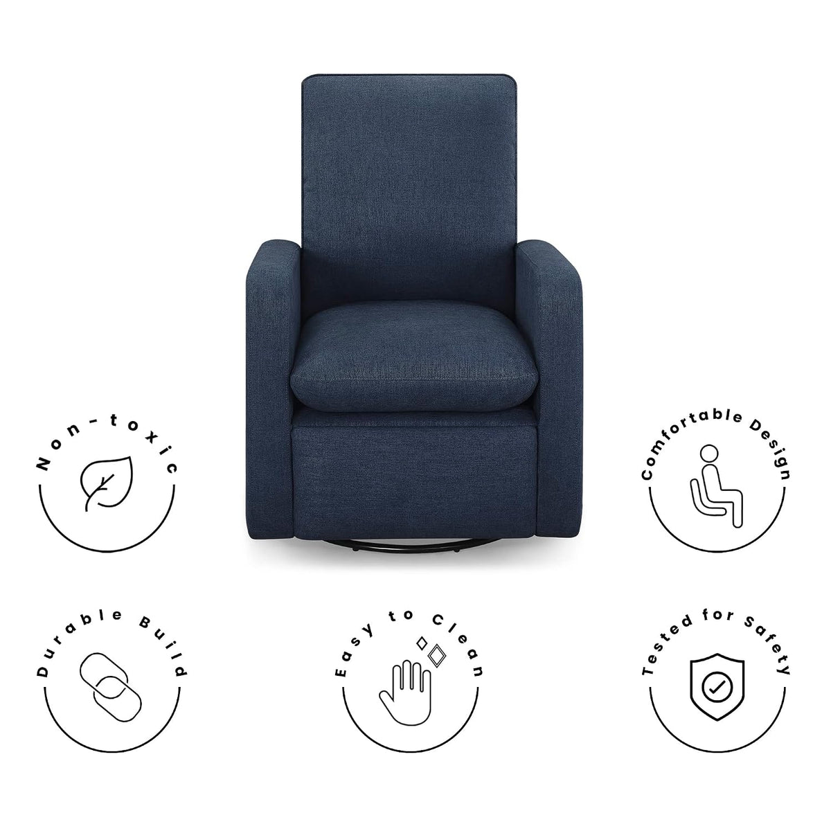 GAP babyGap Cloud Recliner with LiveSmart Evolve - Sustainable Performance Fabric, Grey
