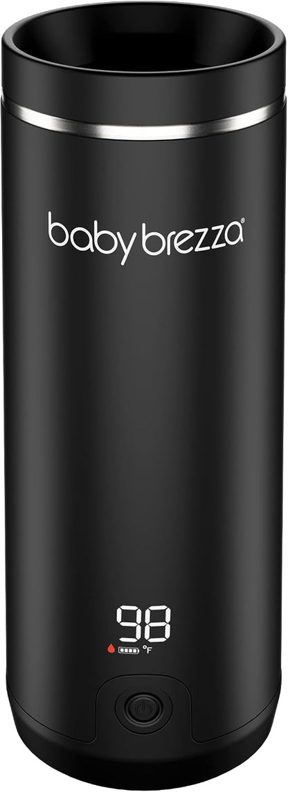 Portable Baby Bottle Warmer - Breastmilk + Formula Safe, Black