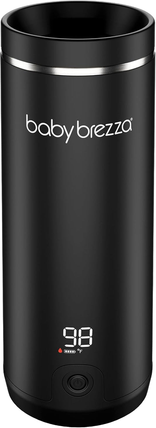 Portable Baby Bottle Warmer - Breastmilk + Formula Safe, Black