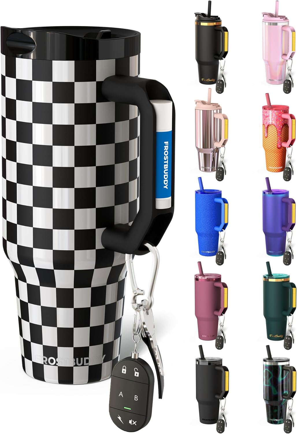 Thicc Buddy 16oz Tumbler - Insulated Stainless Steel (Cinnamon) - Colors D