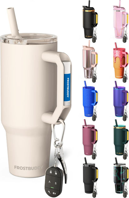 Thicc Buddy 16oz Tumbler - Insulated Stainless Steel (Cinnamon) - Colors D