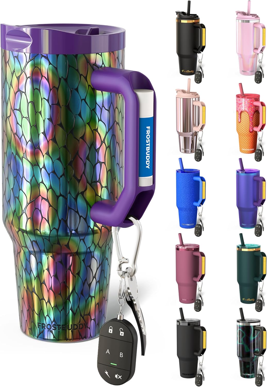 Thicc Buddy 16oz Tumbler - Insulated Stainless Steel (Cinnamon) - Colors D