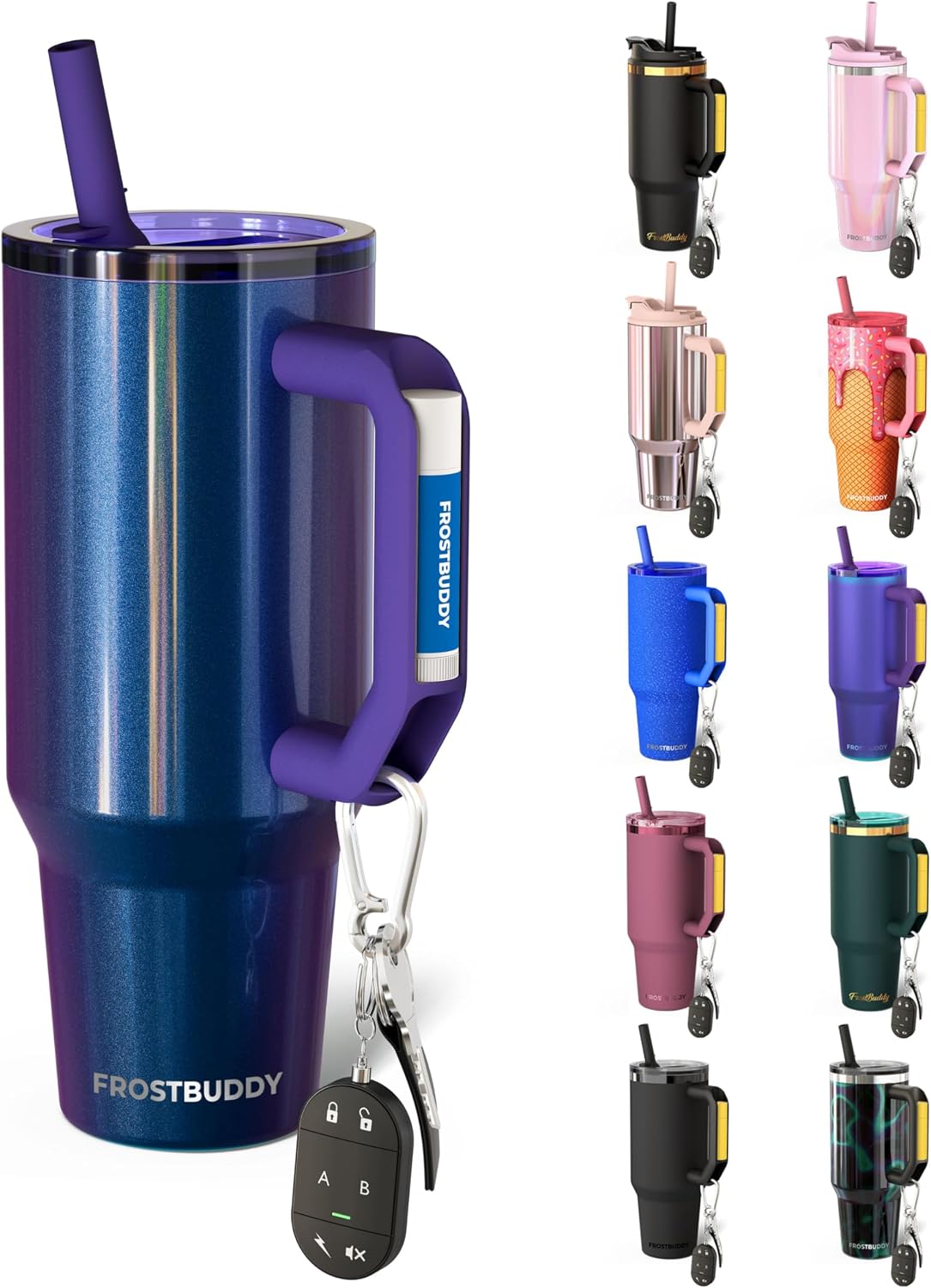 Thicc Buddy 16oz Tumbler - Insulated Stainless Steel (Cinnamon) - Colors D