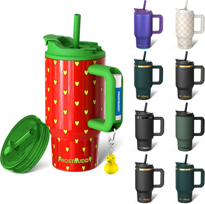 Thicc Buddy 16oz Tumbler - Insulated Stainless Steel (Cinnamon) - Colors D