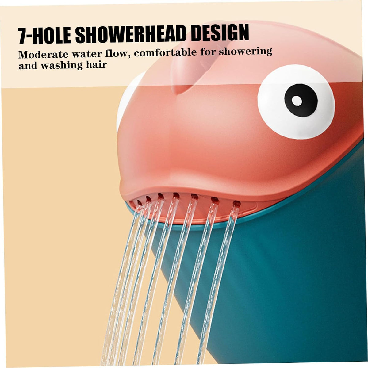 Baby Shower Head Wash Cup for Children Waterfall Rinsing Bath Cup, Watering Flowers and Brushing Accessory Shower BathAccessoire Bebe