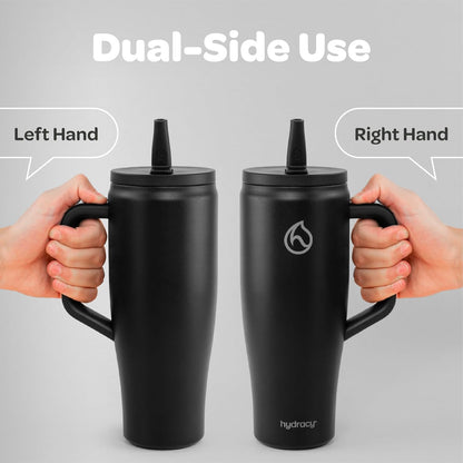 Soulmate Tumbler with Handle & Straw-Leakproof Insulated Cup 40oz | Stainless Steel Travel Mug with BPA-Free Flip Top Lid,Dishwasher Safe,Keeps Cold 24 Hours,Cup Holder Friendly