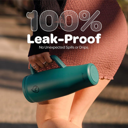 Soulmate Tumbler with Handle & Straw-Leakproof Insulated Cup 40oz | Stainless Steel Travel Mug with BPA-Free Flip Top Lid,Dishwasher Safe,Keeps Cold 24 Hours,Cup Holder Friendly