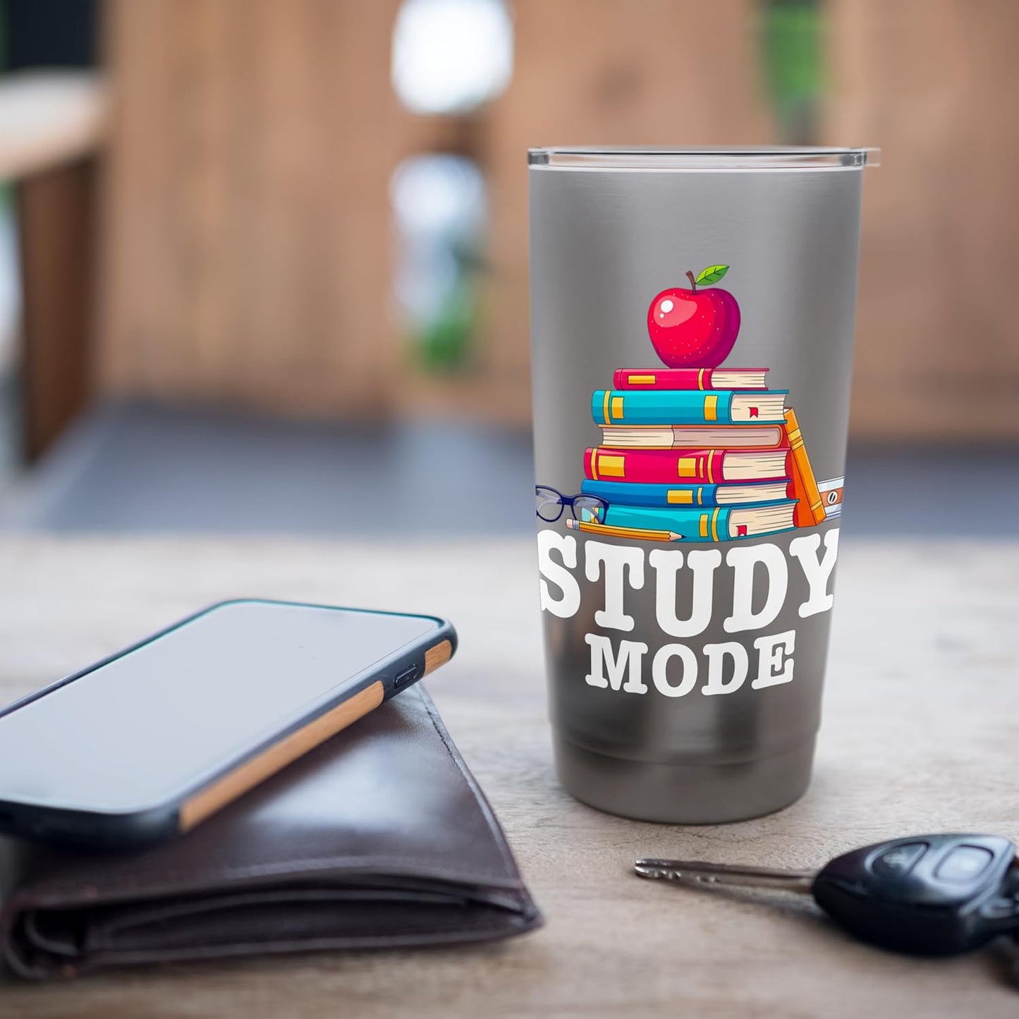 School - Study Mode Stainless Steel Insulated Tumbler