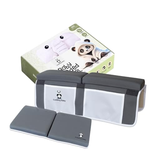 Gray Bath Kneeler & Elbow Rest Pad Set, Baby Bath Towel, Hooded, Elephant