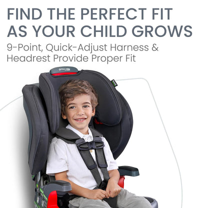 Grow with You ClickTight Harness-2-Booster Car Seat, Cool N Dry - Cool Flow Moisture Wicking Fabric