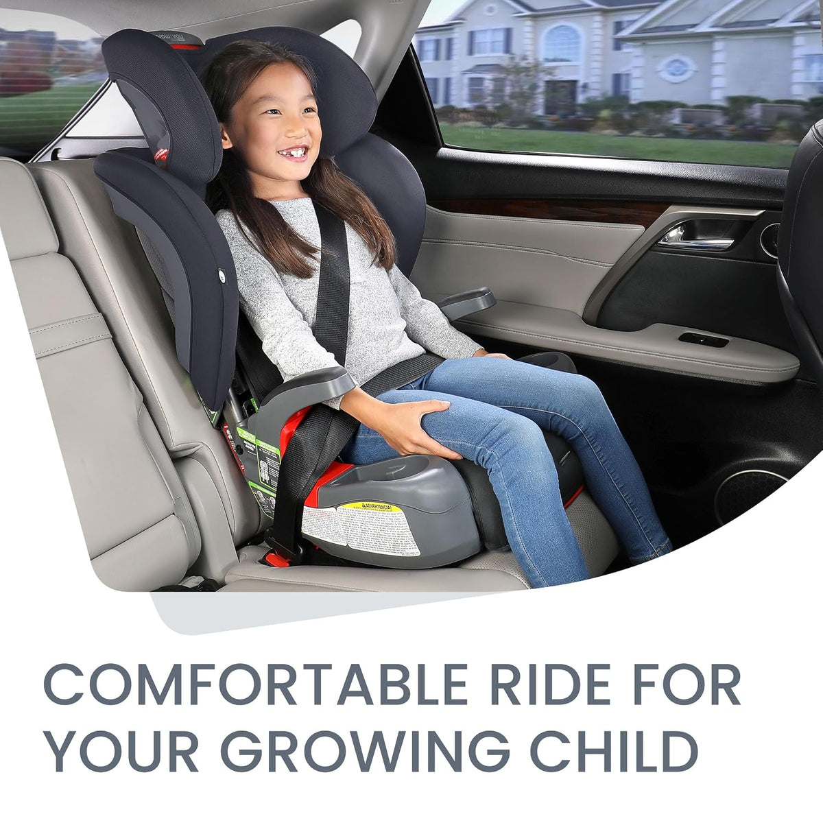 Grow with You ClickTight Harness-2-Booster Car Seat, Cool N Dry - Cool Flow Moisture Wicking Fabric